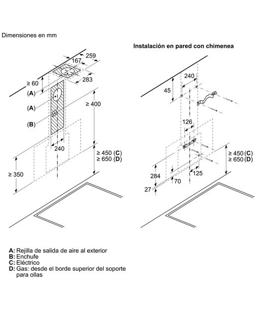 Exaustor de Parede Bosch Serie 4 DWK67FN60 de 3 Velocidades + Intensiva e de 59 cm - Preto Vidro preto-8