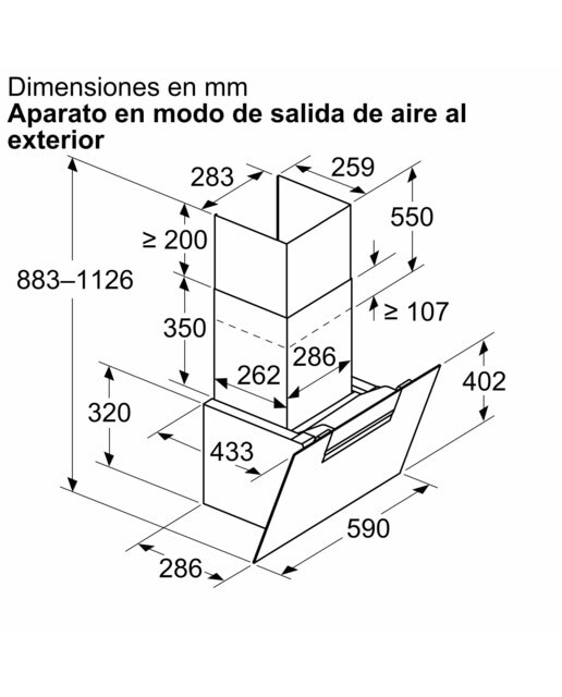 Exaustor de Parede Bosch Serie 4 DWK67FN60 de 3 Velocidades + Intensiva e de 59 cm - Preto Vidro preto-10