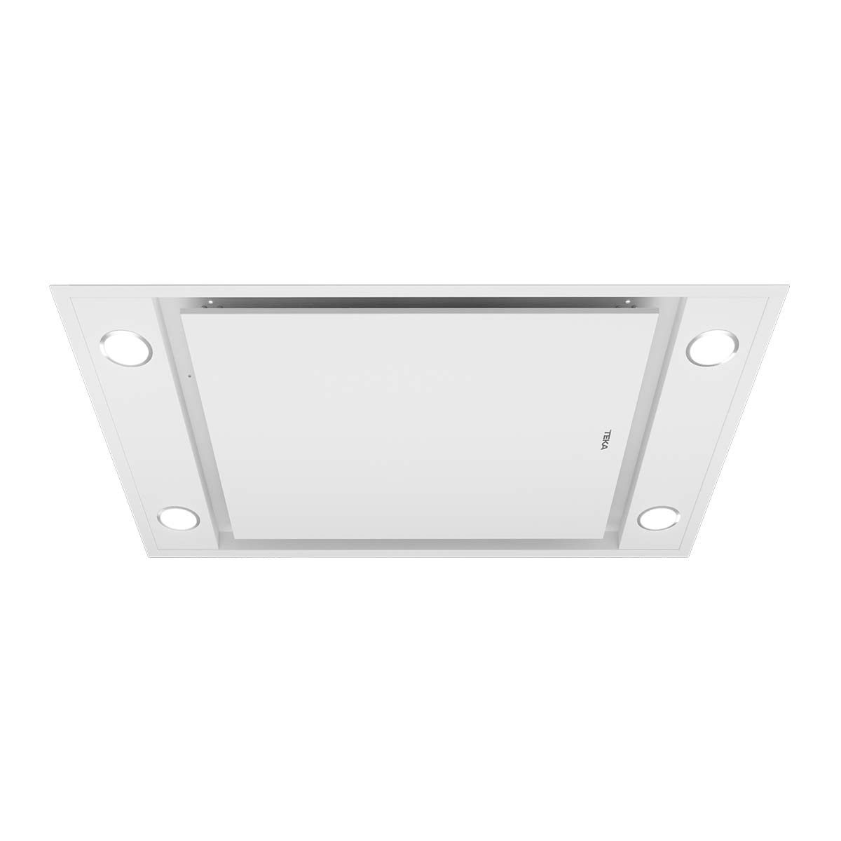 Campana de techo Teka con 3 velocidades + intensiva - DHT 96340 IX BL Blanco-1