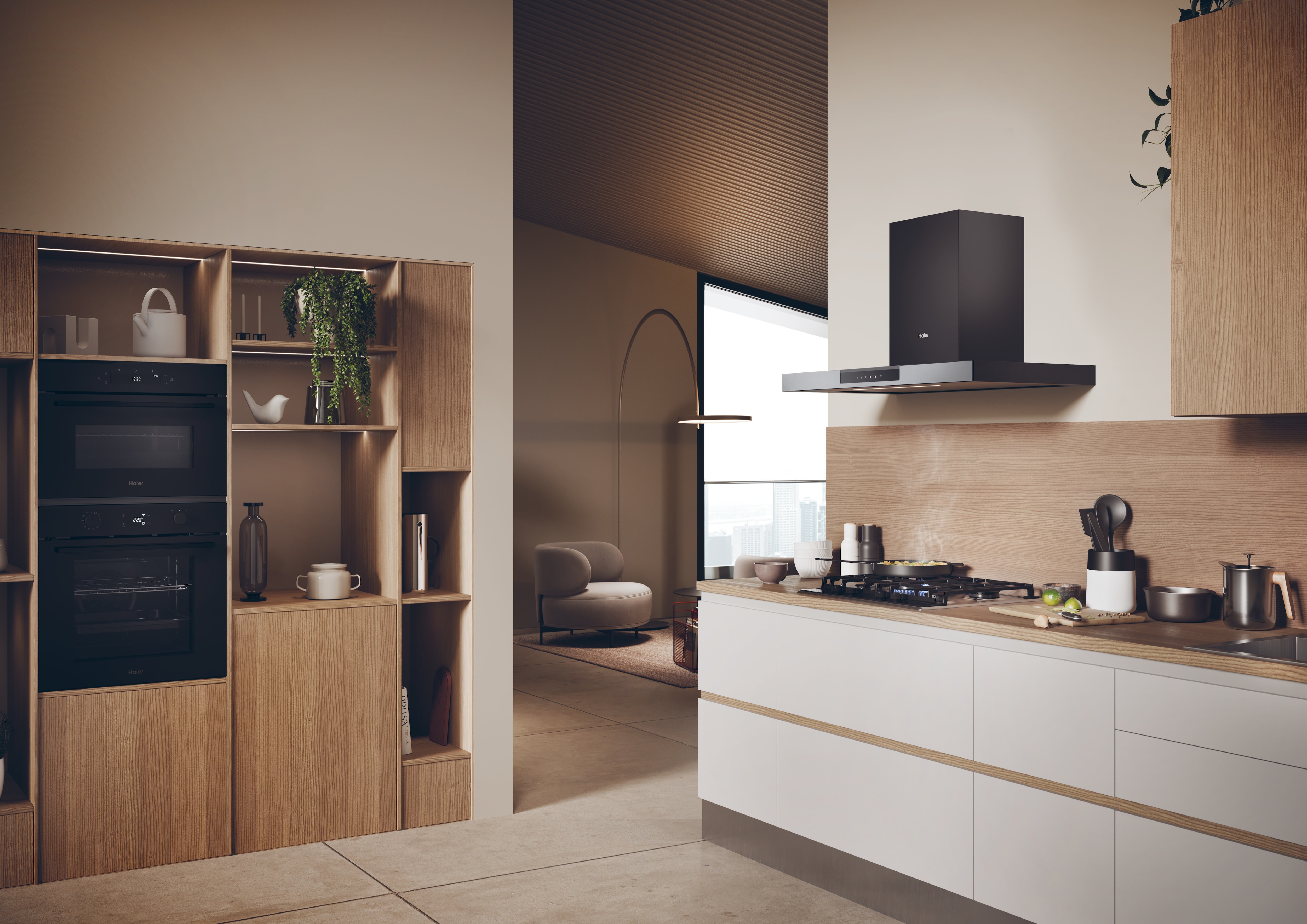 Exaustor de Parede Haier I-Link HATS9CBS2XWIFI Wifi, de 4 Velocidades e de 90 cm - Preto Preto-6