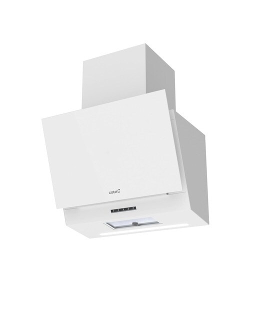 Campana decorativa Cata 3 velocidades + 1 turbo - THALASSA 600GWH /G Cristal blanco-8