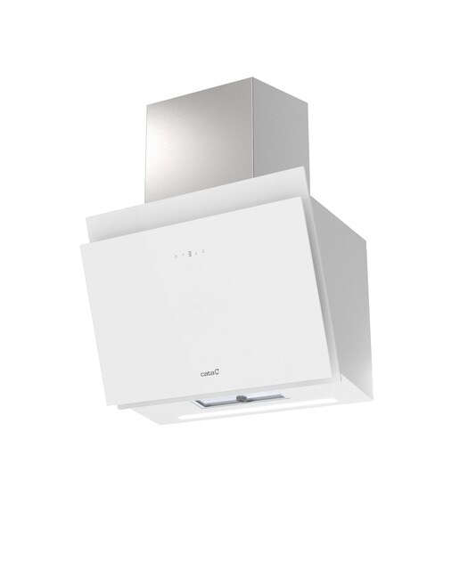 Campana decorativa Cata 3 velocidades + 1 turbo - THALASSA 600GWH /G Cristal blanco-9