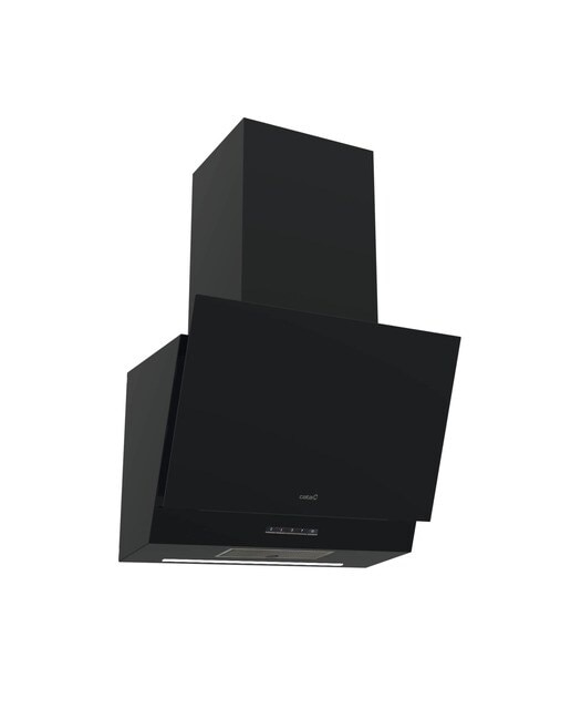 Campana decorativa Cata 3 velocidades + 1 turbo - THALASSA 600GBK /G Cristal negro-4