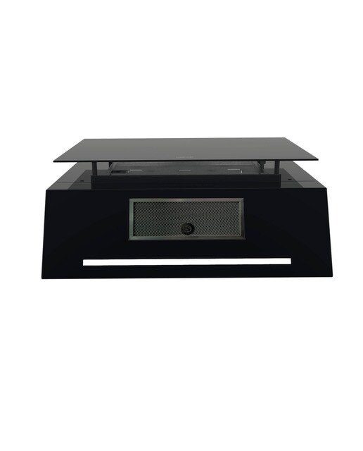 Campana decorativa Cata 3 velocidades + 1 turbo - THALASSA 600GBK /G Cristal negro-6