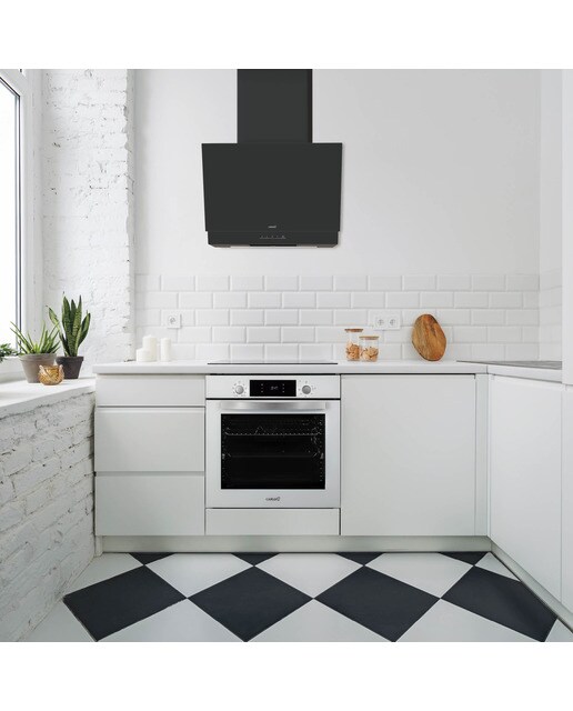 Campana decorativa Cata 3 velocidades + 1 turbo - THALASSA 600GBK /G Cristal negro-9