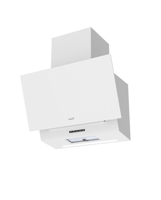 Exaustor de Parede Cata THALASSA 700GWH /G de 3 Velocidades + 1 Turbo e de 70 cm - Vidro Branco Cristal branco-3