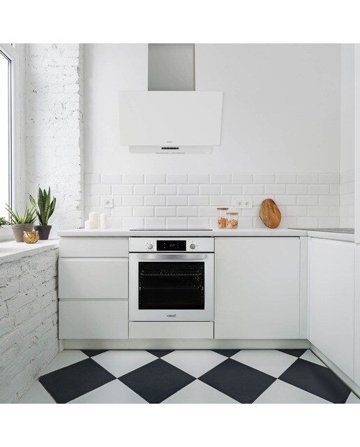 Exaustor de Parede Cata THALASSA 700GWH /G de 3 Velocidades + 1 Turbo e de 70 cm - Vidro Branco Cristal branco-4