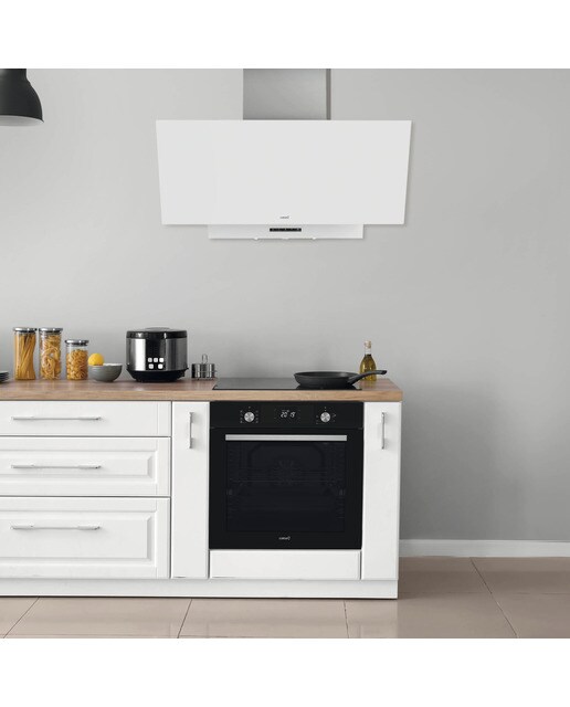 Campana decorativa Cata 3 velocidades + 1 turbo - THALASSA 900GWH /G Cristal blanco-8