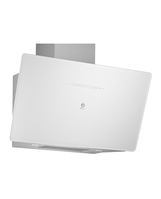 Exaustor de Parede Balay 3BC599AB Aspriração Perimetral, Inclinado, de 5 Velocidades e de 89 cm - Branco Cristal branco-1