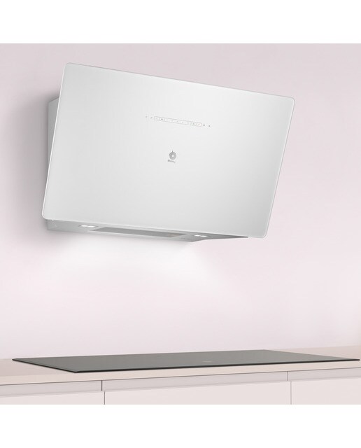 Exaustor de Parede Balay 3BC599AB Aspriração Perimetral, Inclinado, de 5 Velocidades e de 89 cm - Branco Cristal branco-4