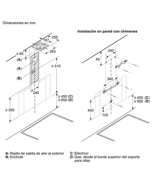 Exaustor de Parede Balay 3BC599AB Aspriração Perimetral, Inclinado, de 5 Velocidades e de 89 cm - Branco Cristal branco-8