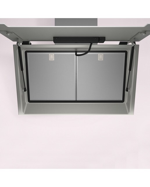 Campana decorativa Balay, inclinada, aspiración perimetral, 4 velocidades - 3BC587LB Cristal blanco-7