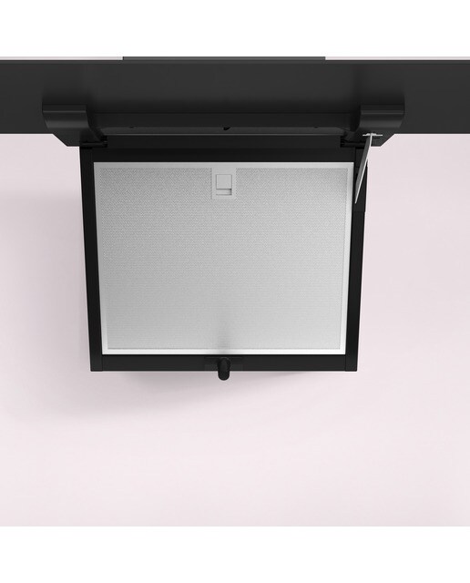 Campana decorativa Balay, inclinada, aspiración perimetral, 4 velocidades - 3BC587GNH Cristal negro-7