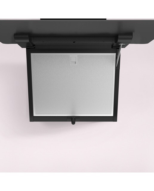 Campana decorativa Balay, inclinada, aspiración perimetral, 4 velocidades - 3BC567GNH Cristal negro-7