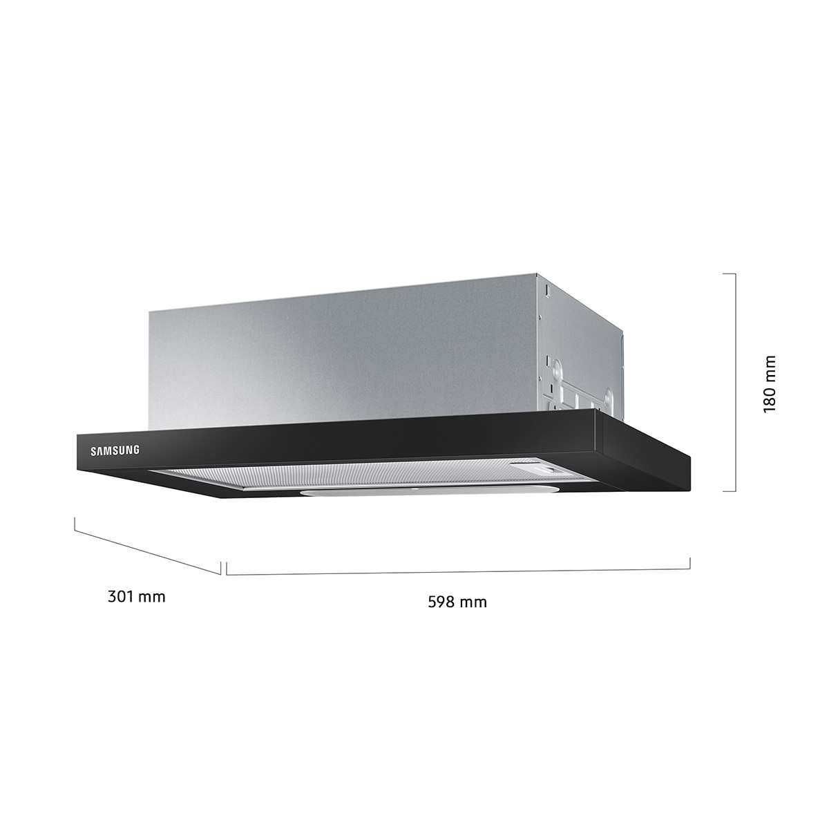 Campana telescópica Samsung con 3 velocidades - NK24M1030IB/UR Inox-2