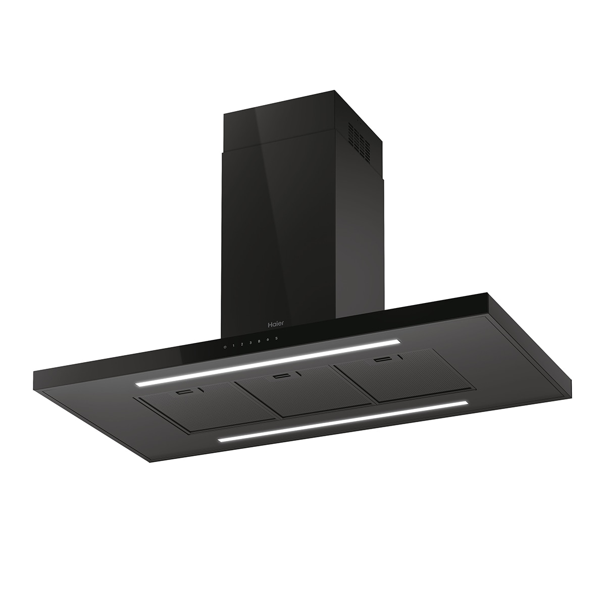 Campana Isla Haier con panel táctil y 4 velocidades - HATSI120CBS6BVOC Negro-3
