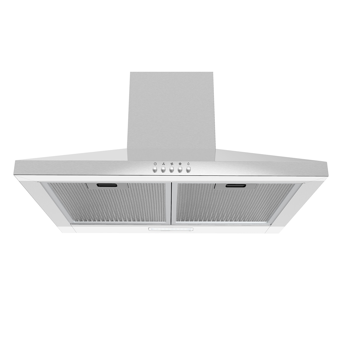 Midea - Campana decorativa Midea mural piramidal con 4 niveles de extracción - MH60A17EM21SB-EU.
