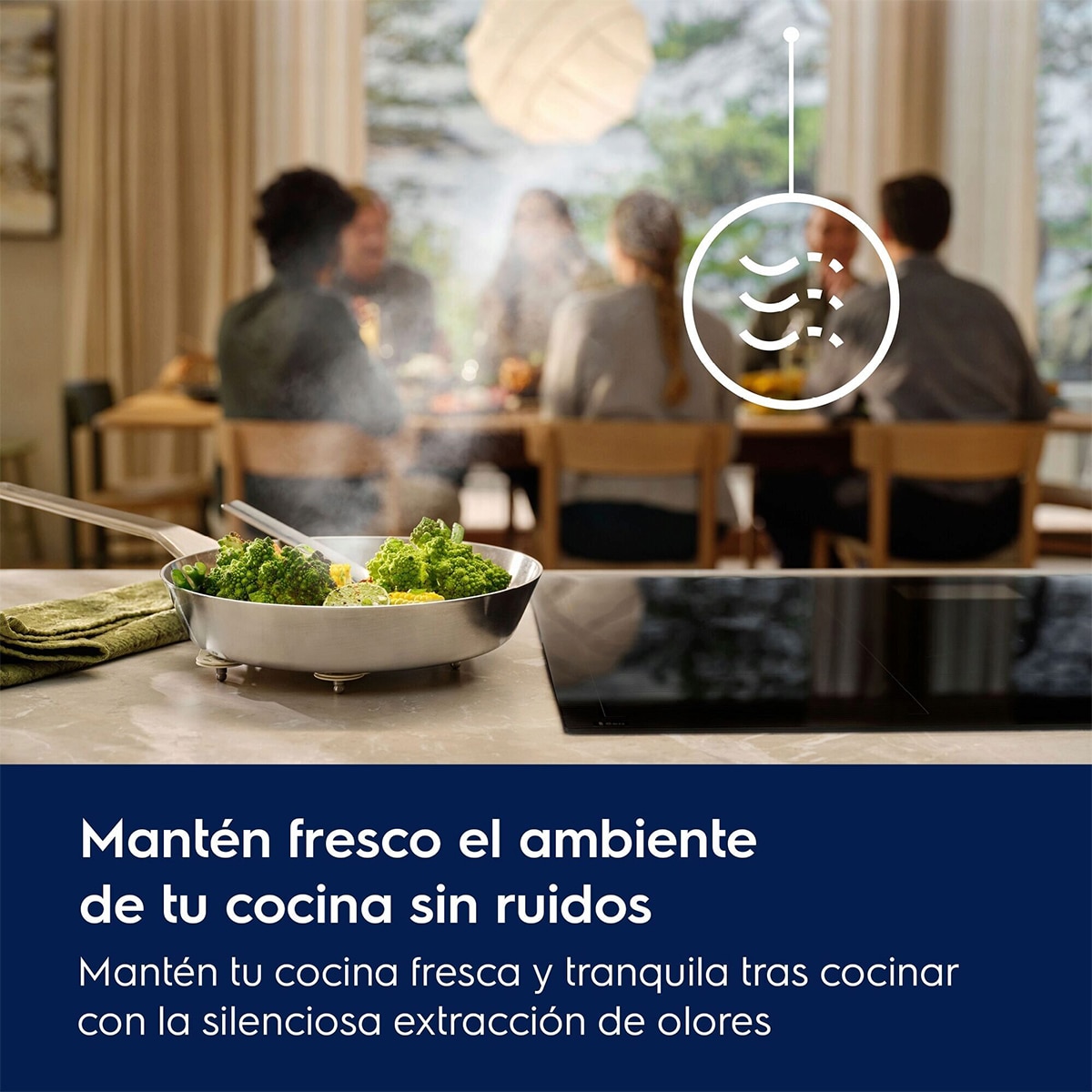 Campana extractora integrada Electrolux con 3 velocidades, 90 cm - LFT819K Negro-4