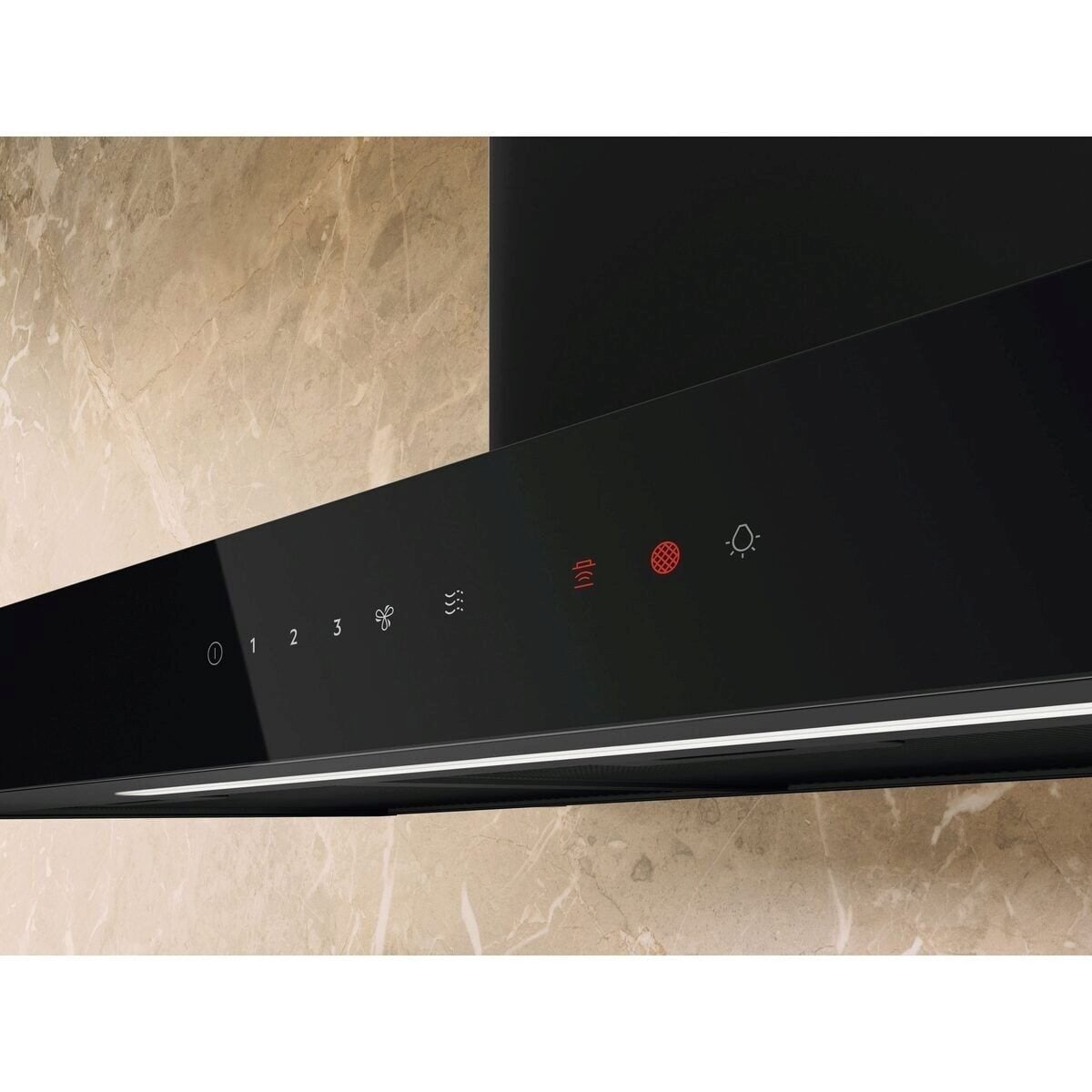 Campana extractora integrada Electrolux con 3 velocidades, 90 cm - LFT819K Negro-7