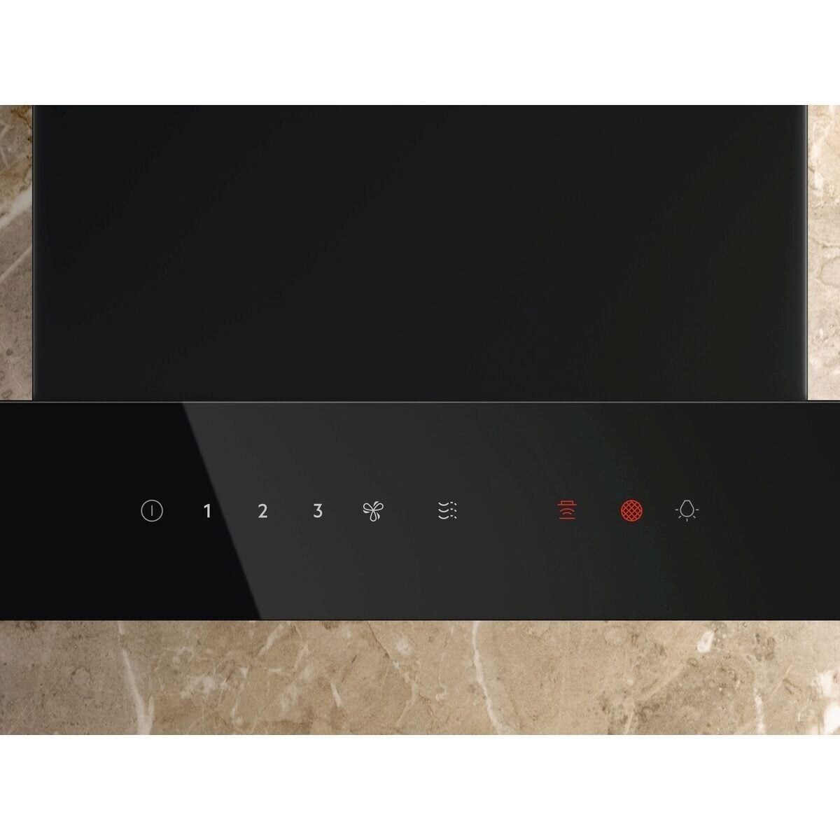 Campana extractora integrada Electrolux con 3 velocidades, 90 cm - LFT819K Negro-8