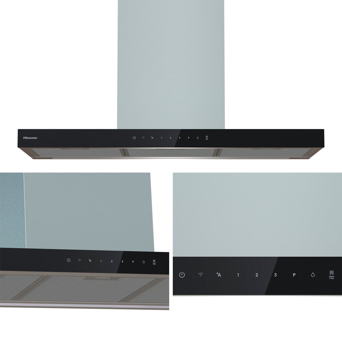 Campana decorativa Hisense 4 niveles 90 cm Inox - CH9T6226XGB Inox-13