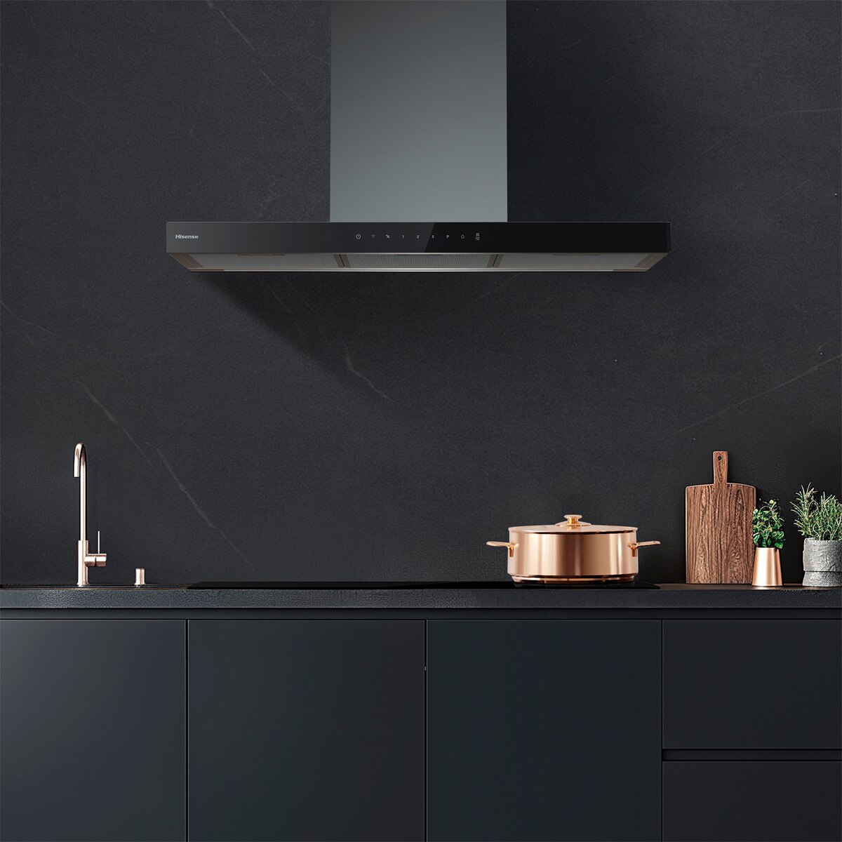 Campana decorativa Hisense 4 niveles 90 cm Inox - CH9T6226XGB Inox-14