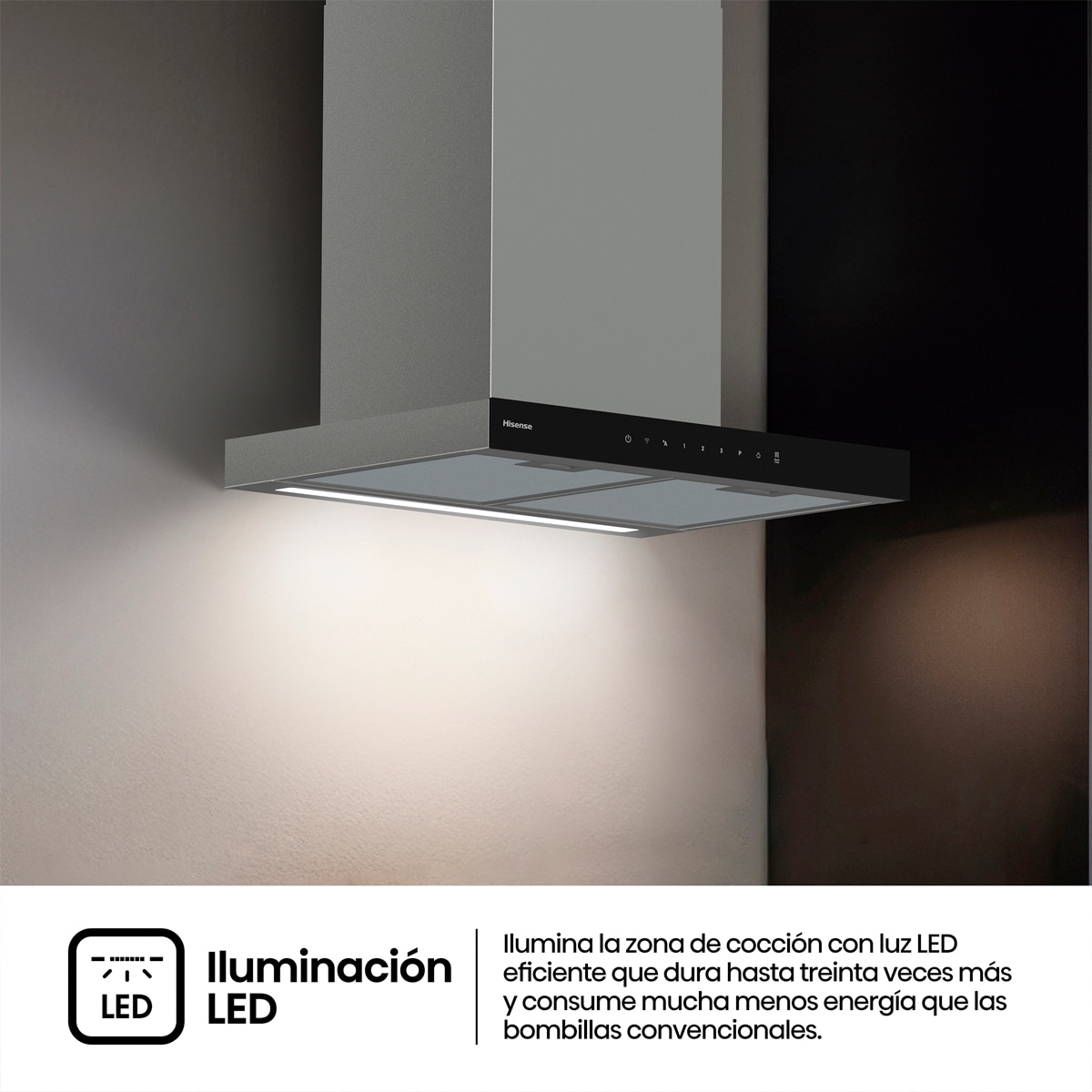 Campana decorativa Hisense 4 niveles 60 cm Inox - CH6T6226XGB Inox-9