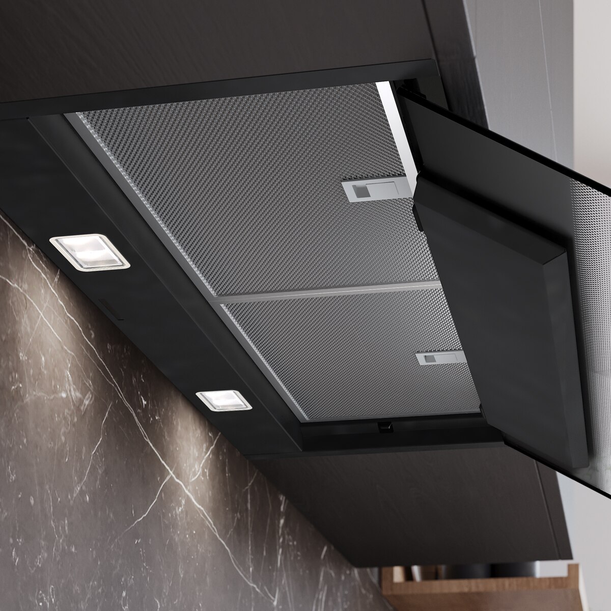 Exaustor Encastrável Siemens iQ700 LJ88BET60 com 80 cm de Largura Preto mate-5
