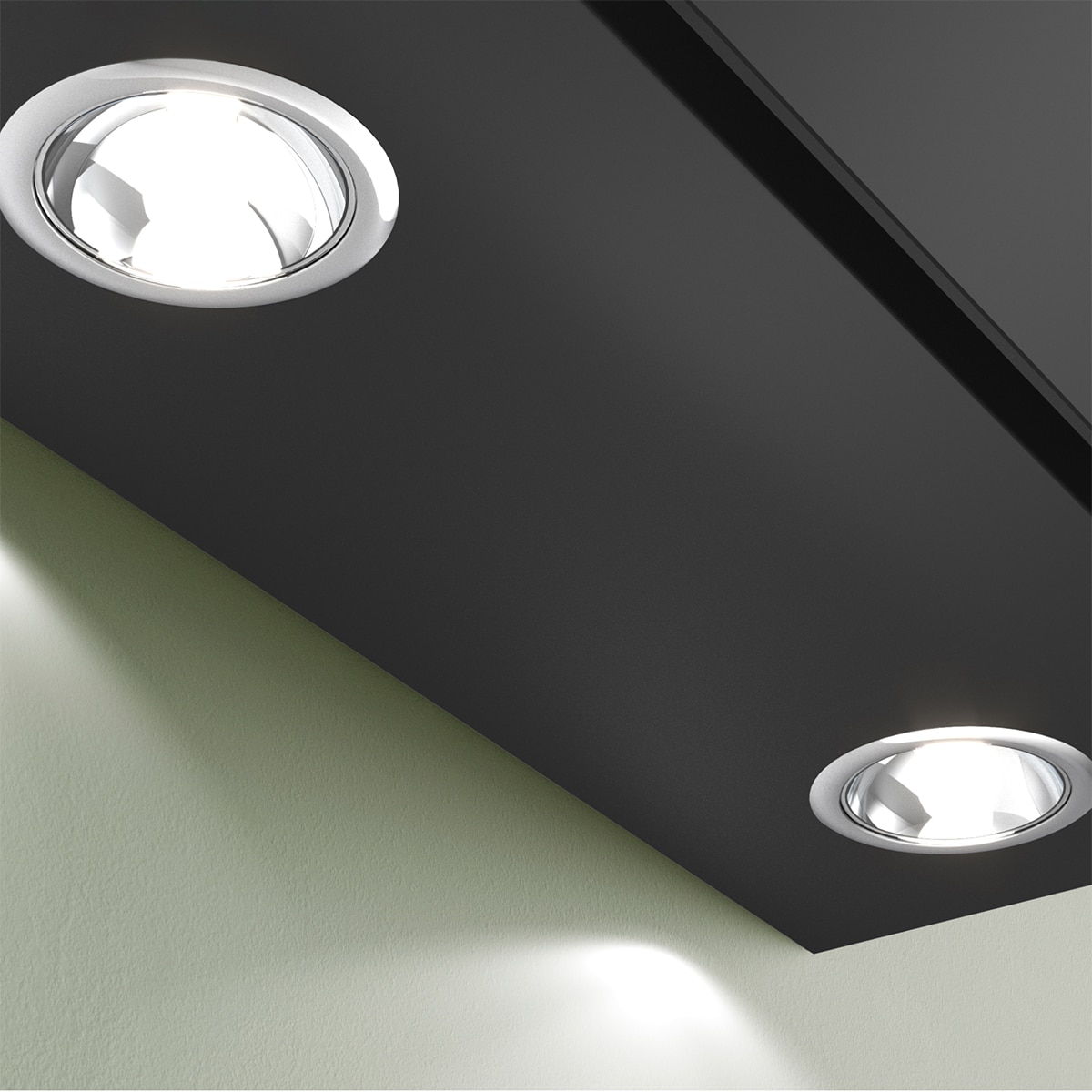 Campana decorativa de pared Bosch, Serie 2, Silenciosa - DWK85DK60 Negro-4