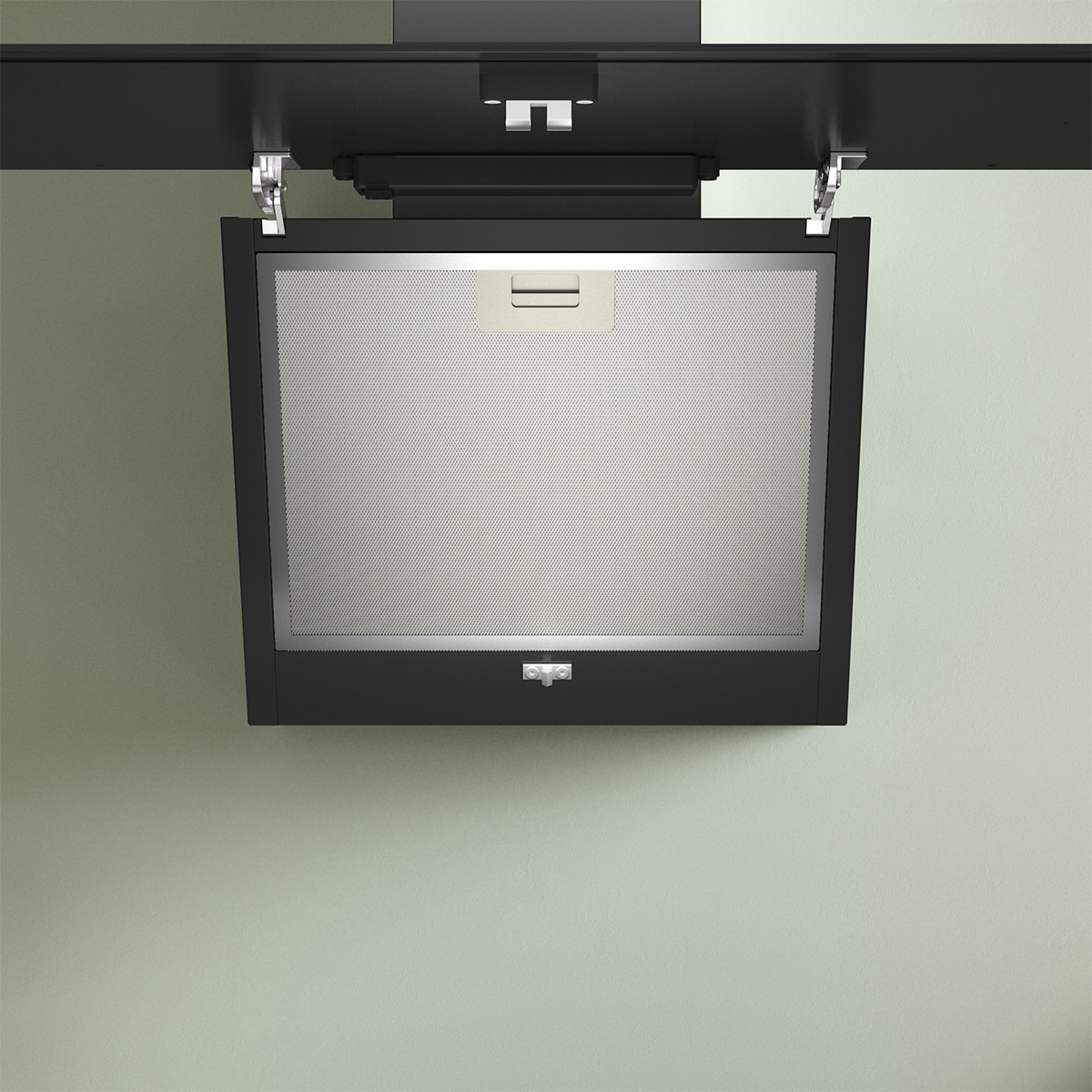 Campana decorativa de pared Bosch, Serie 2, Silenciosa - DWK85DK60 Negro-5
