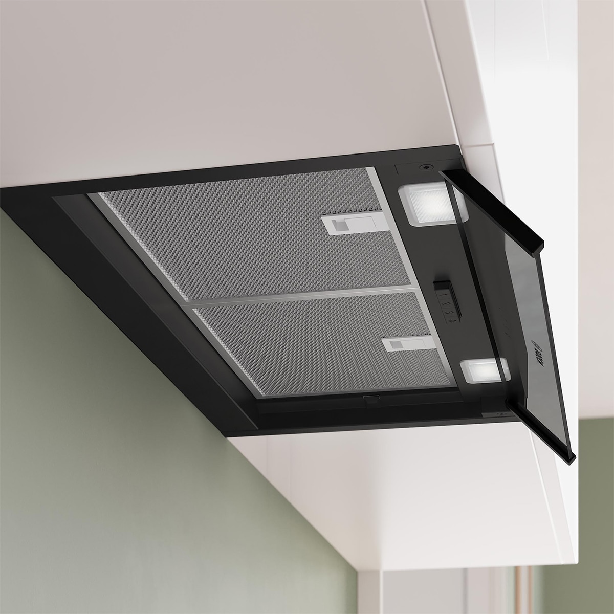 Campana decorativa integrable Bosch, Serie 6 - DBB65CC60 Negro mate-5