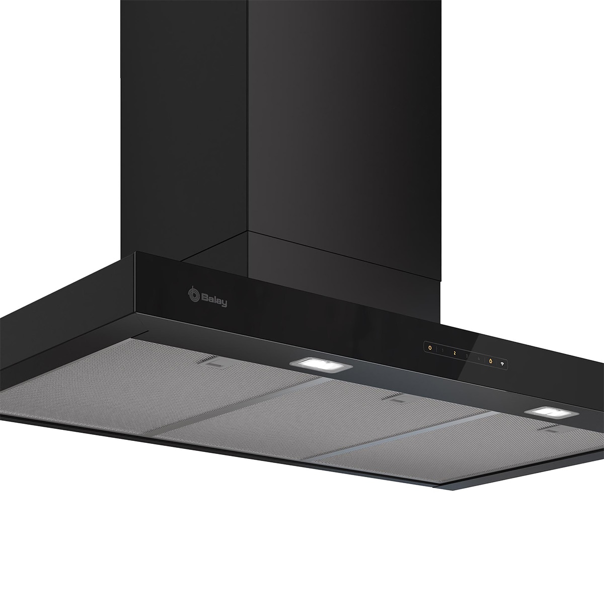Imagen 0 de Campana decorativa Balay, 90 cm, extra silencio, negro mate - 3BC897GM