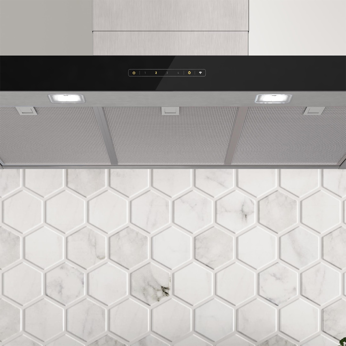 Campana decorativa Balay, 90 cm, extra silencio - 3BC897GX Acero Inox-5
