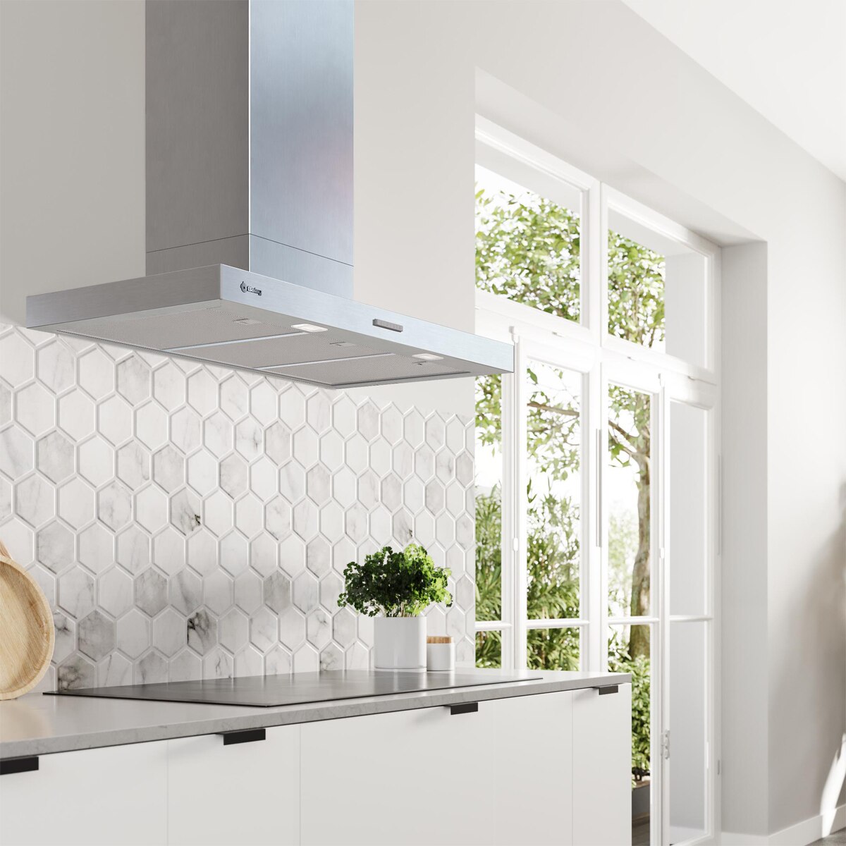 Campana decorativa Balay, 90 cm - 3BC894MXD Acero Inox-2