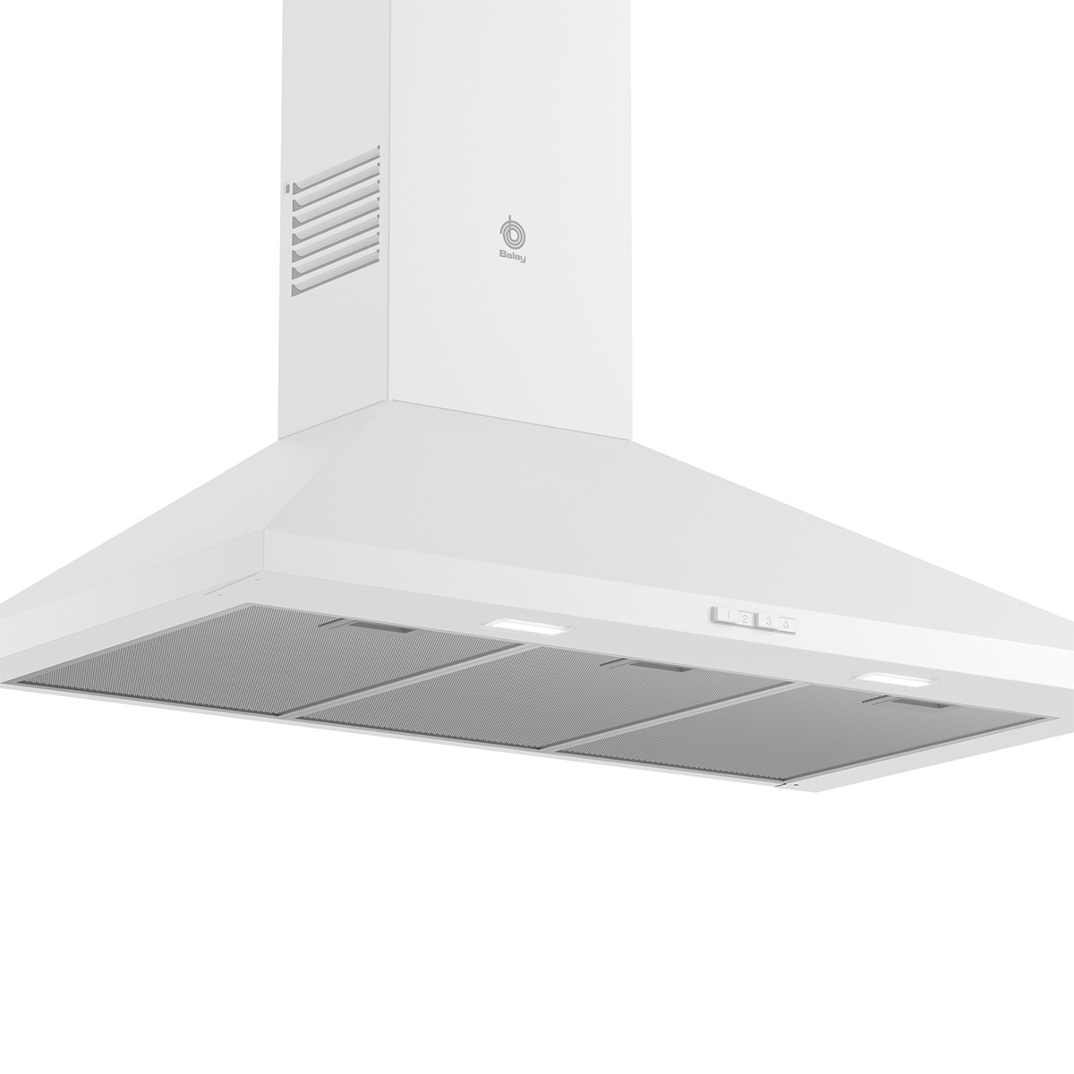 Balay - Campana decorativa, Balay, 90 cm - blanco, 3BC695MB.