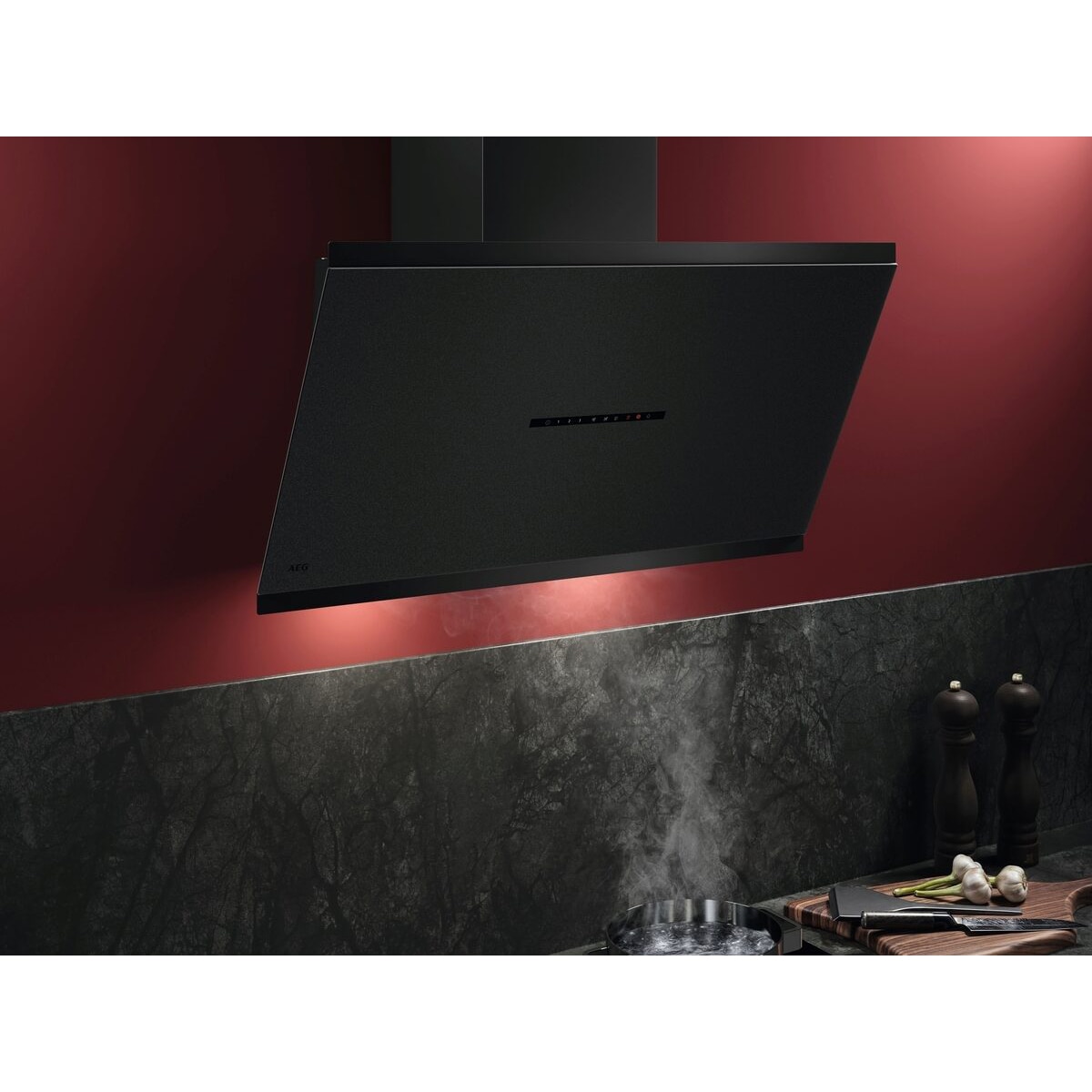 Campana decorativa AEG 80cm SilenceTech, negro mate - GV77D81SZ Negro mate-15