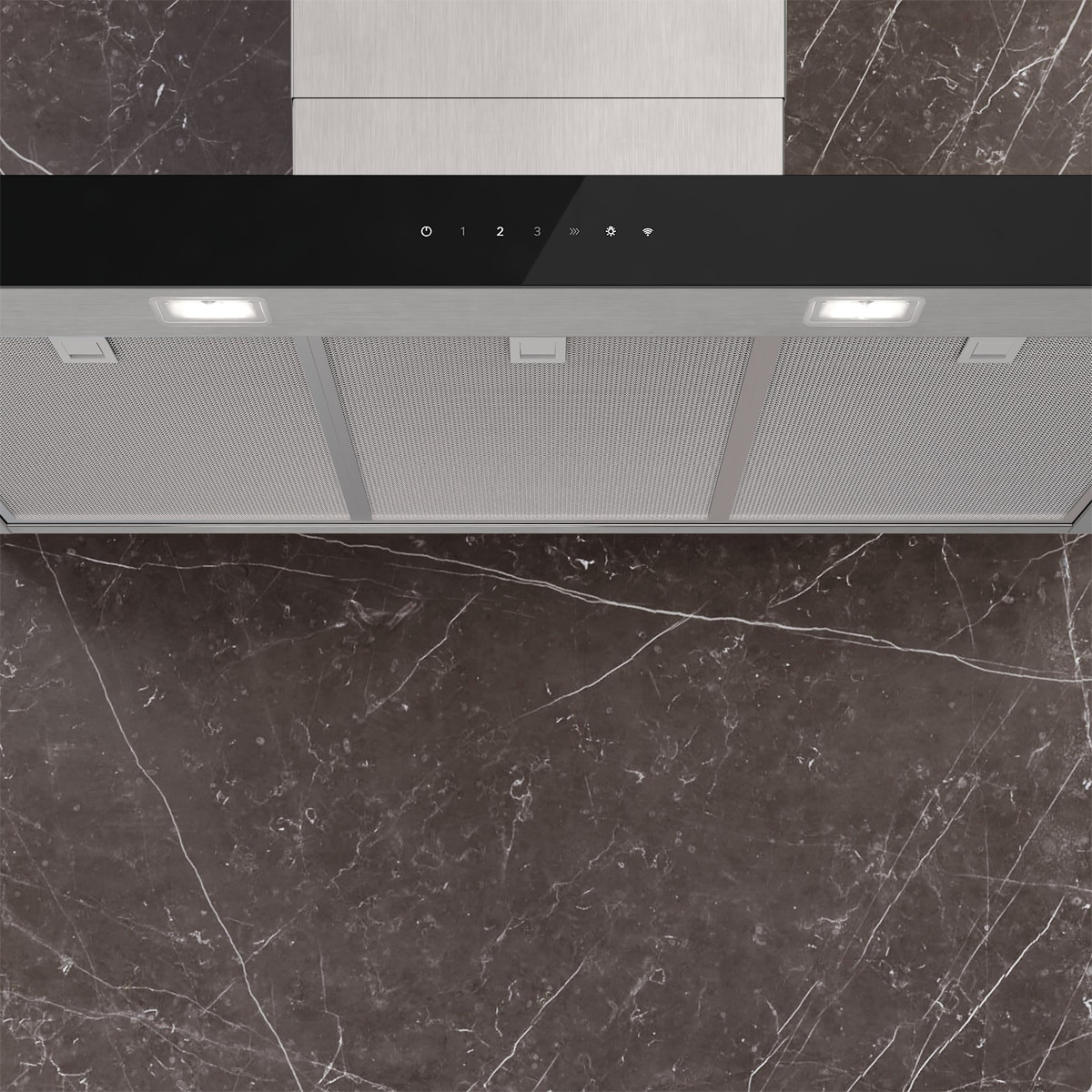 Exaustor de Parede Siemens iQ500 LC97BDN30 com 90 cm e 4 Velocidades Aço mate anti marcas-5