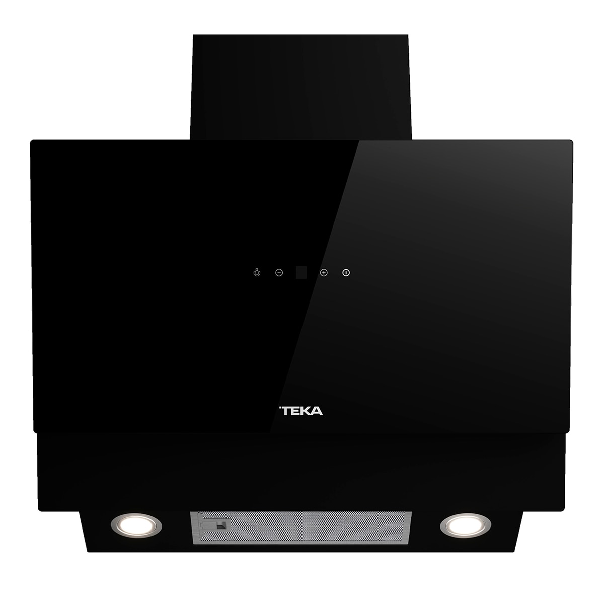 Teka - Campana decorativa Teka con extracción perimetral, mueble de 70 cm DVM 77370 TOS BK.