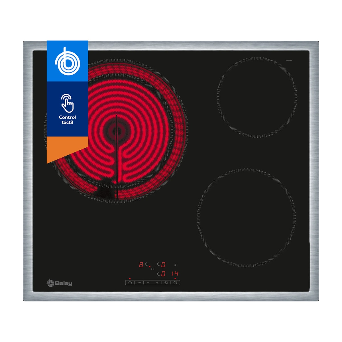 Placa vitrocerámica Balay 1 zona gigante de 28 cm - 3EB715XR 4