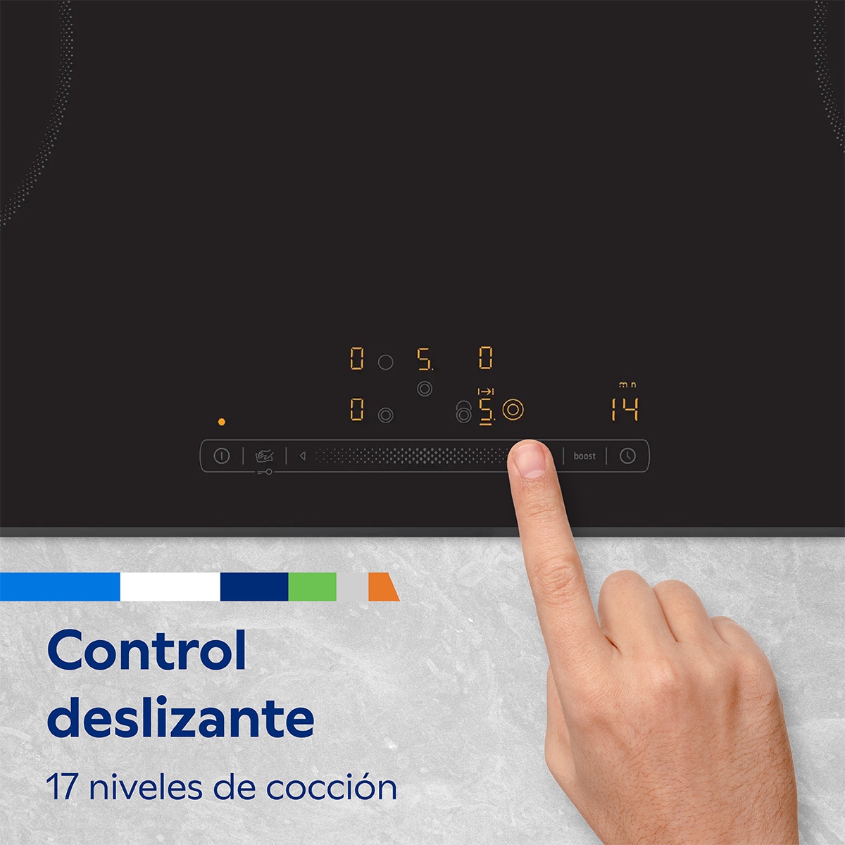 Placa vitrocerámica Balay 3 zonas de cocción - 3EB765LQ - Negro Negro-7