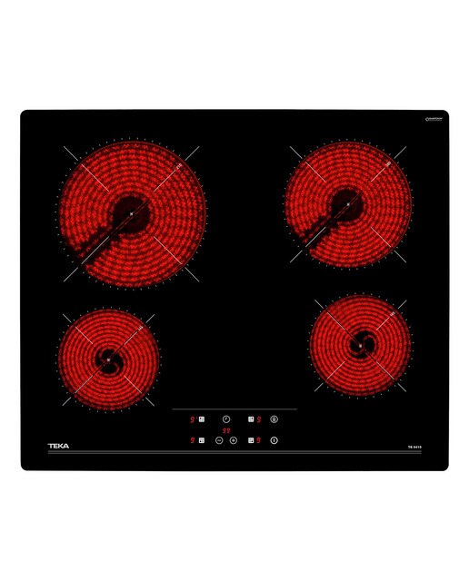Imagem 0 de Placa de Vitrocerâmica Teka TB PRO 6415 de 4 Zonas High Light e de 60 cm - Preto