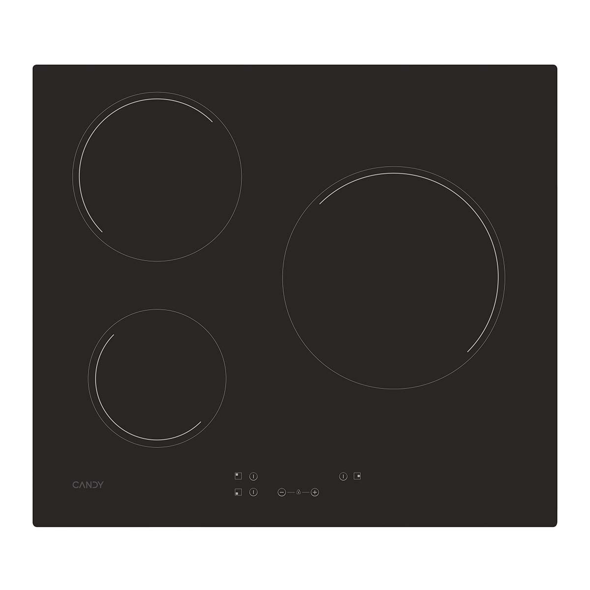 Imagen 0 de Placa vitrocerámica Candy 3 zonas de cocción - CH63CC