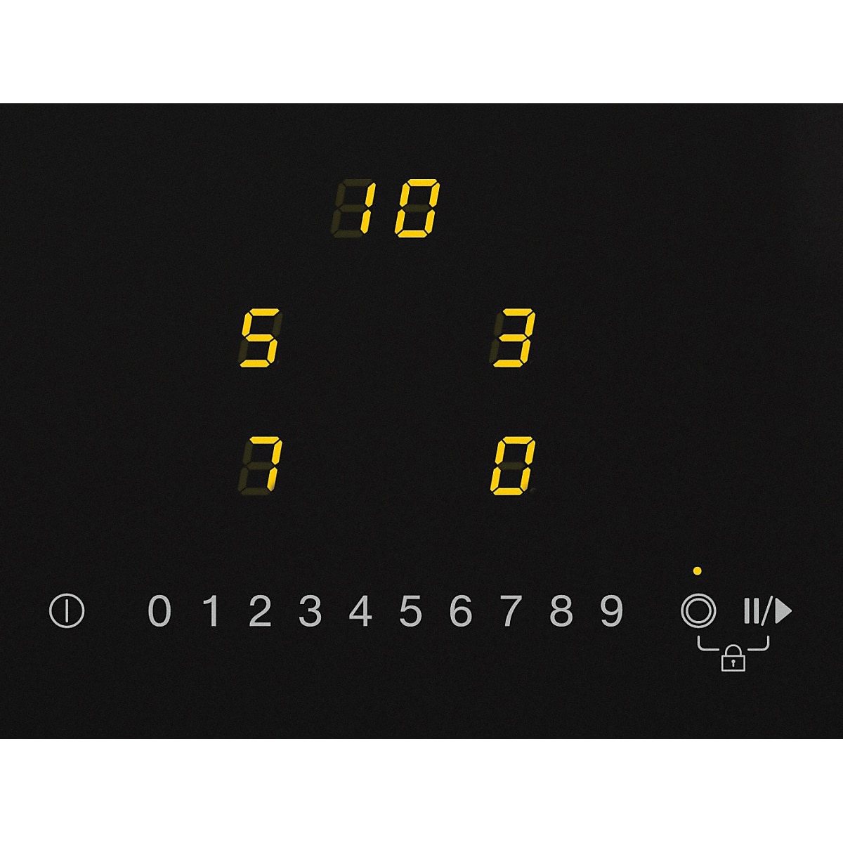 Placa de Vitrocerâmica Miele KM 6520 FR com 4 Zonas e de 57,4 cm - Preto Preto-2