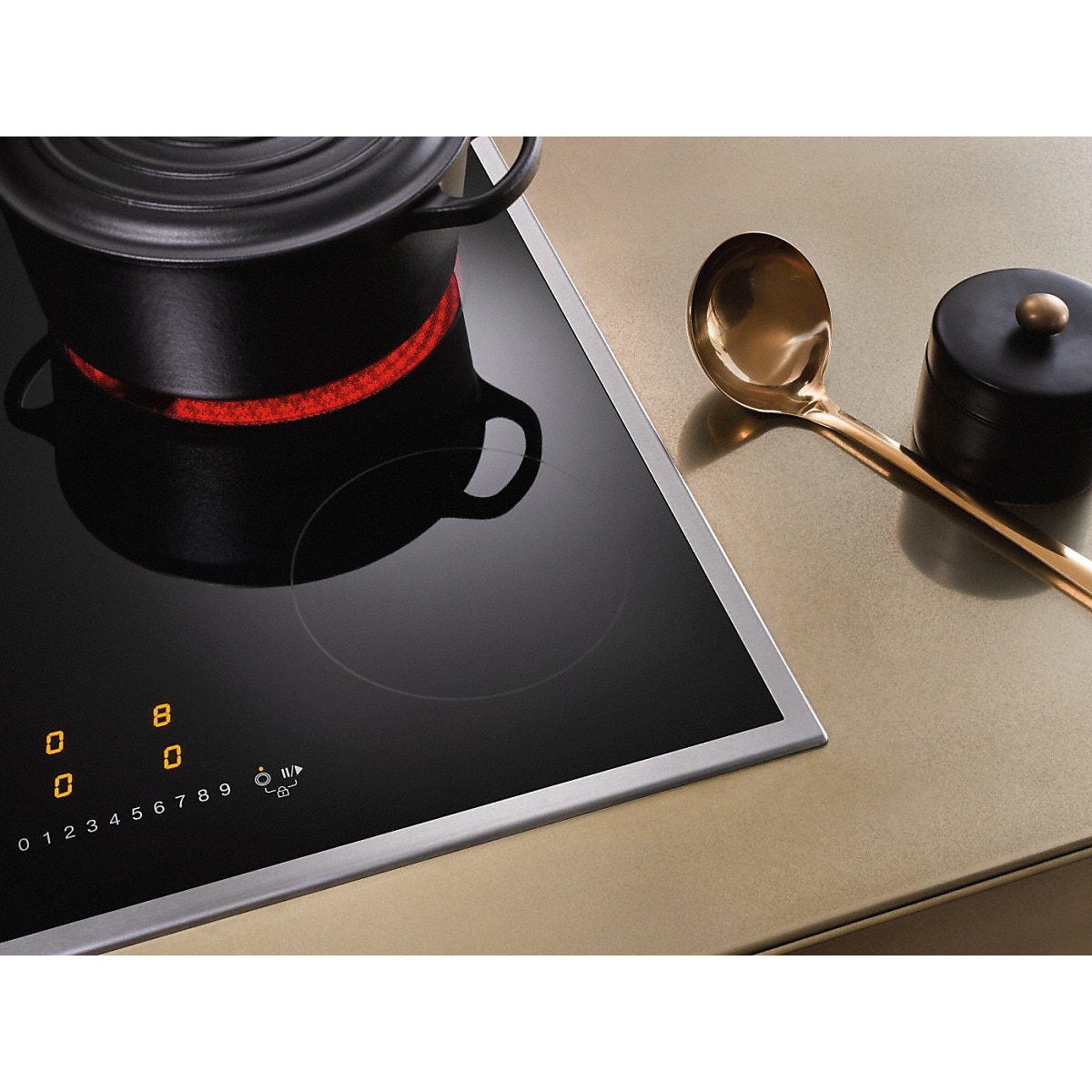 Placa de Vitrocerâmica Miele KM 6520 FR com 4 Zonas e de 57,4 cm - Preto Preto-3