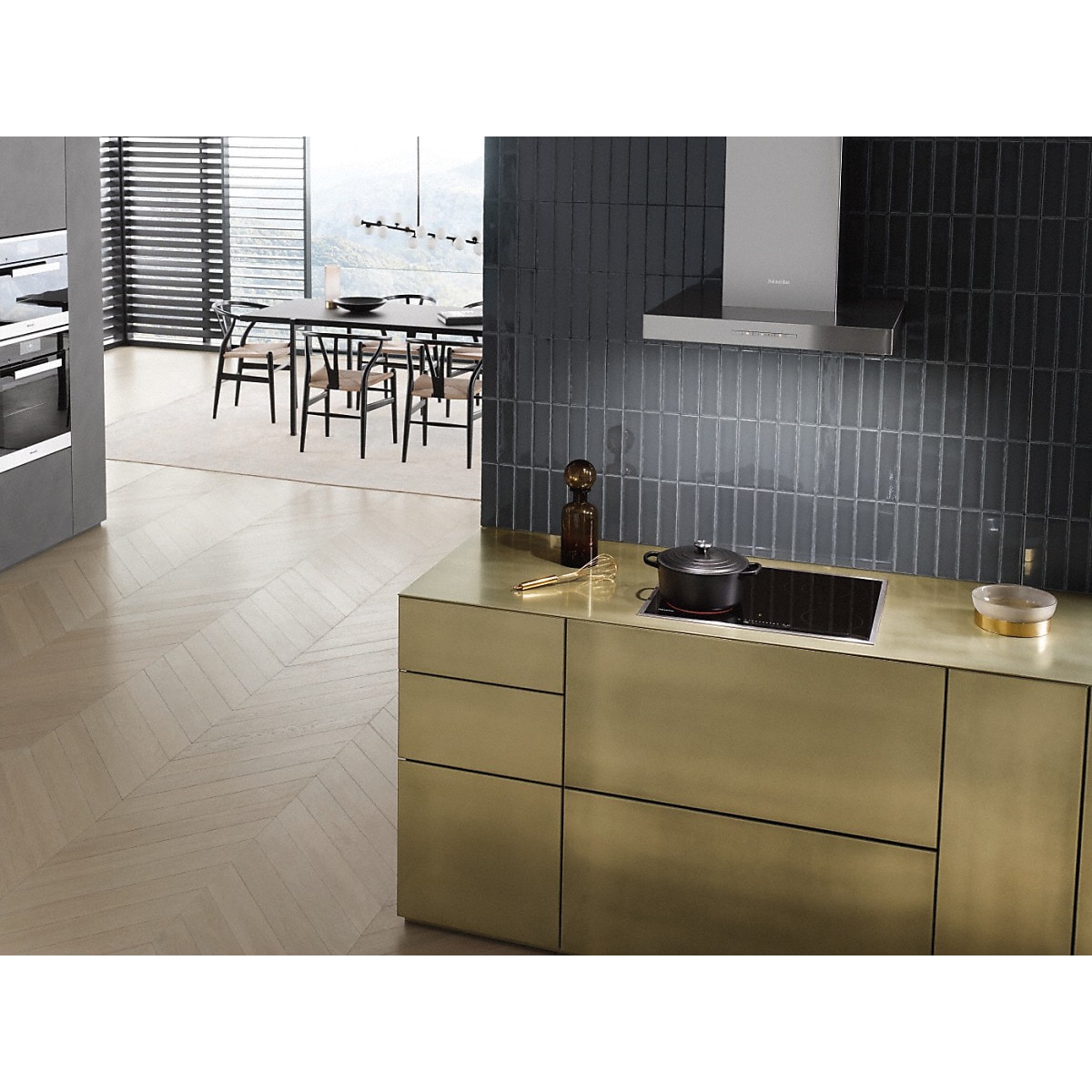 Placa de Vitrocerâmica Miele KM 6520 FR com 4 Zonas e de 57,4 cm - Preto Preto-4