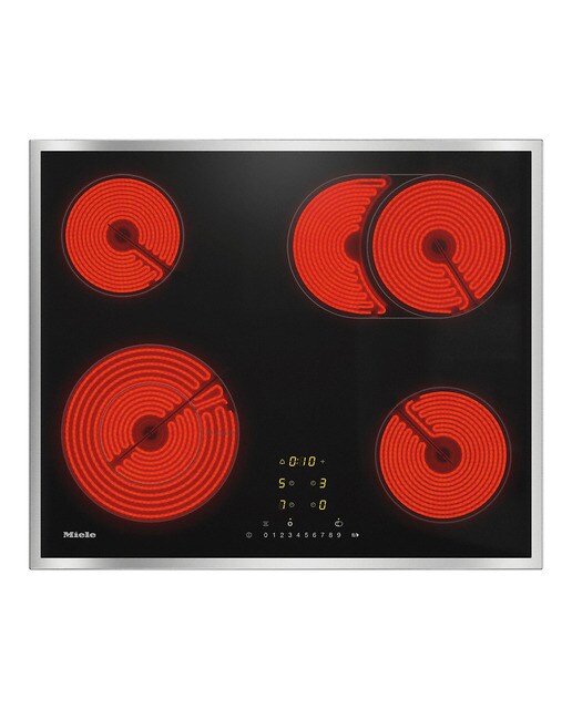 Miele - Placa vitrocerámica Miele con 4 zonas de cocción,ExtraSpeed - KM 6540 FR.