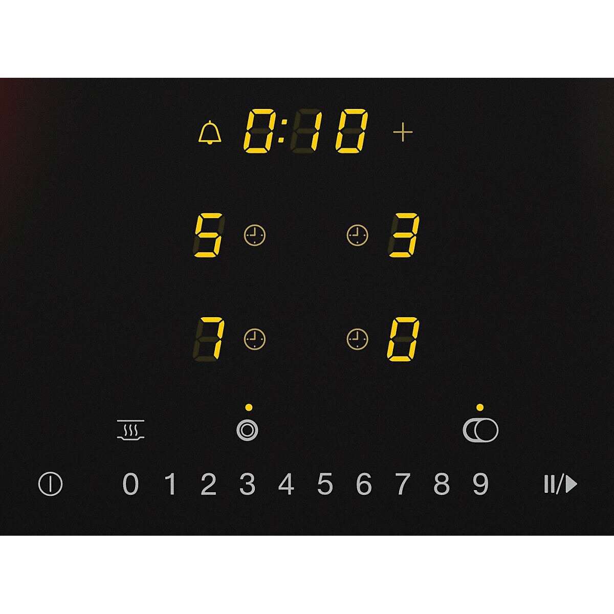 Imagen 2 de Placa vitrocerámica Miele con 4 zonas de cocción,ExtraSpeed - KM 6540 FR - Negro Negro