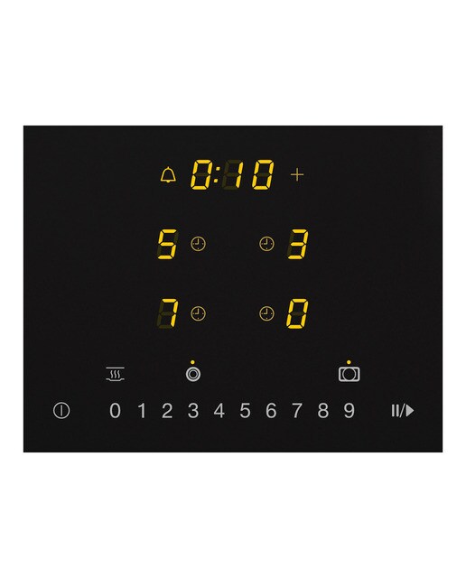 Placa de Vitrocerâmica Miele KM 6542 FL ExtraSpeed de 4 Zonas e de 75,2 cm - 1 Zona ExtraSpeed - Preto Preto-3