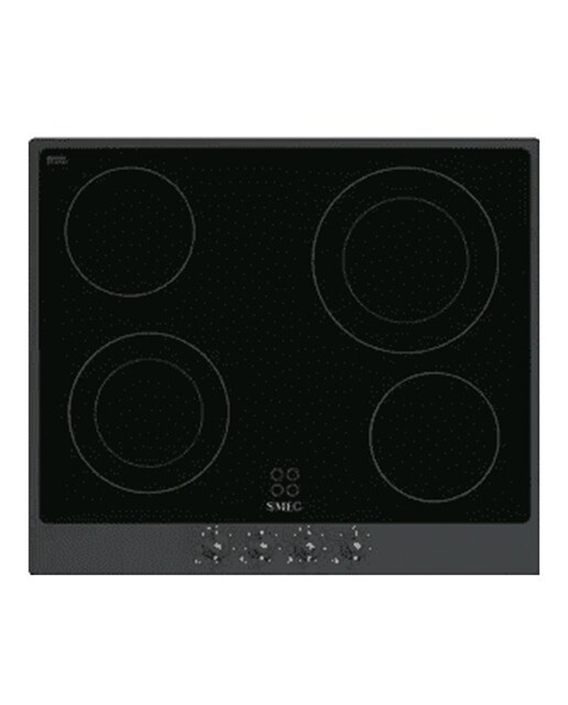 Smeg - Placa vitrocerámica Smeg 4 zonas de cocción - P864AO.