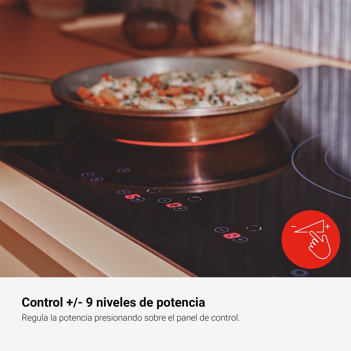 Placa vitrocerámica Fagor zona triple - 3VFT-330AS Negro-6